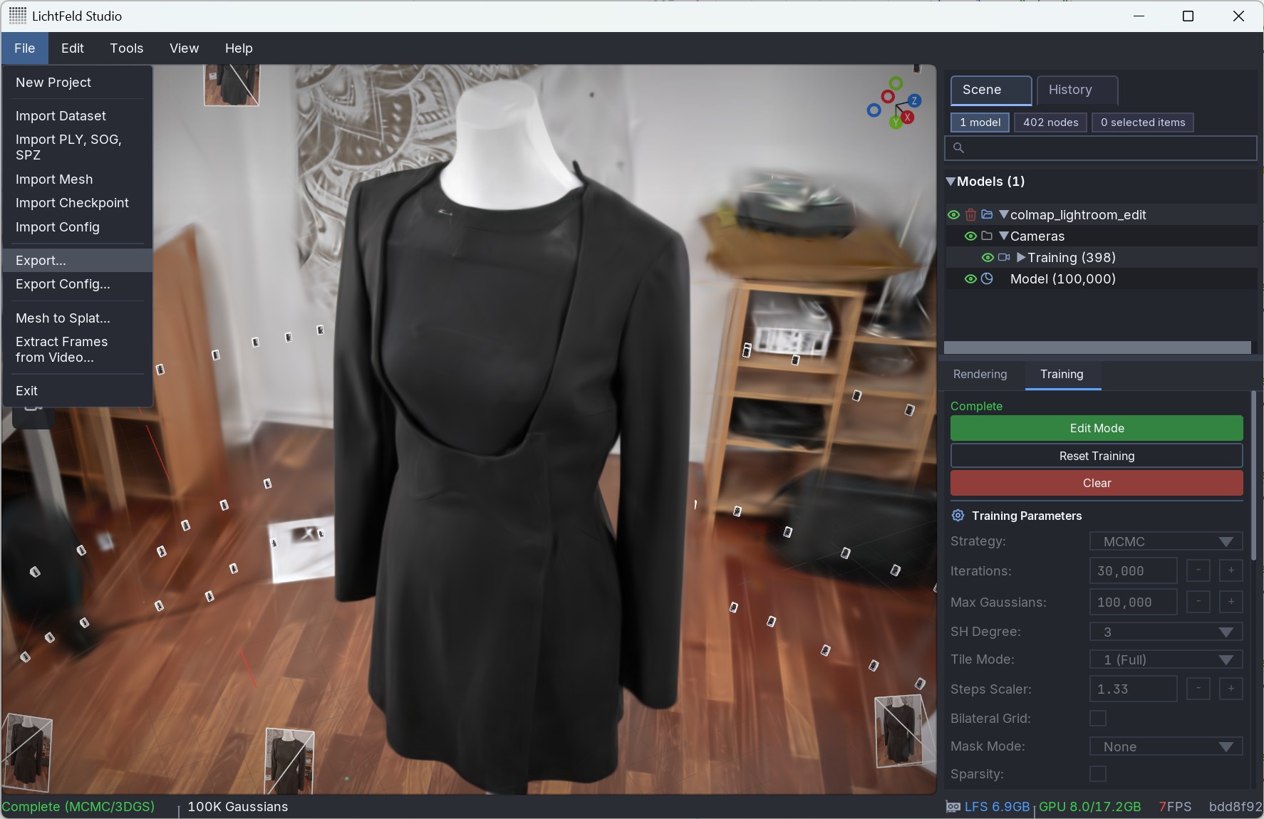 LichtFeld Studio Step 5